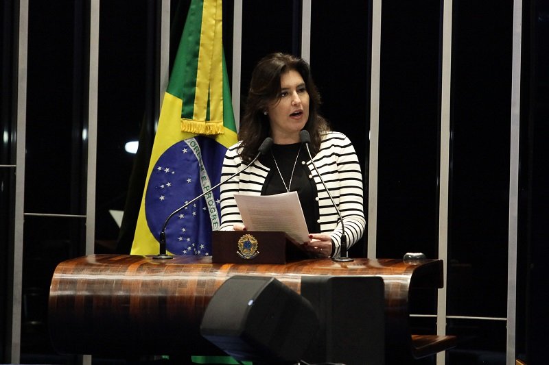 No Senado, Simone Tebet homenageia os 40 anos de MS ...