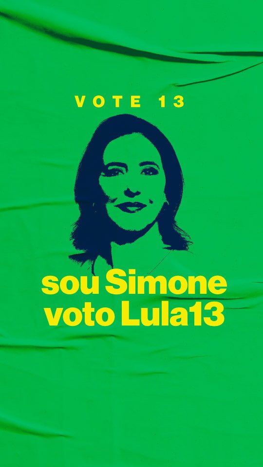 Sou Simone voto Lula 13