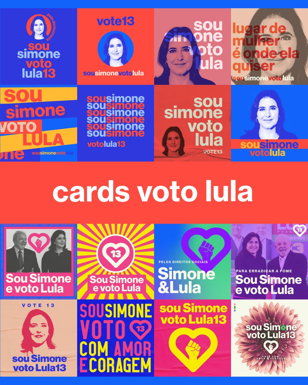 Baixar Materiais Sou Simone Voto Lula